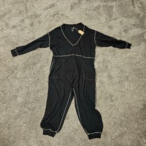 Natural Life Cotton V-Neck Jumpsuit